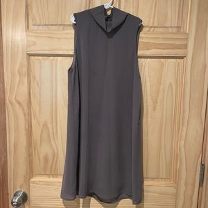Gray Chiffon Dress